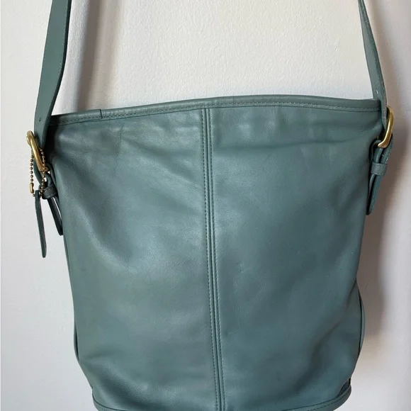 Vintage Coach Bleecker Bucket 4153 Ocean HTF 1996 - Picture 4 of 8